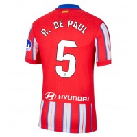 Camiseta Atletico Madrid Rodrigo De Paul #5 Primera Equipación 2024-25 manga corta